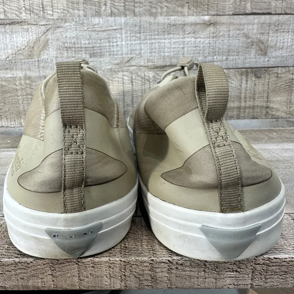 Columbia PFG Dorado CVO Mens Fishing Boat Shoes sz 13 Fossil Tan Mesh Bungee tie